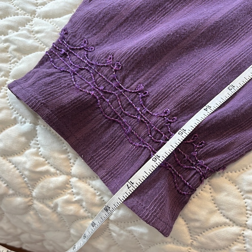 Fashion Bug Purple Sequined Women's Tunic Top 30/32W - Picture 10 of 12